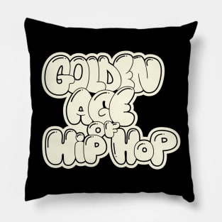 Golden Age of Hip Hop - Hip Hop - Graffiti Bubble Style Pillow