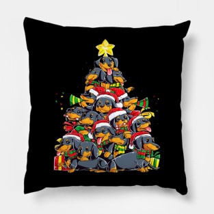 Cute dog xmas Pillow