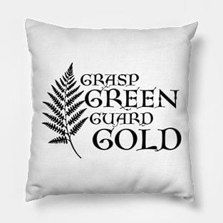 GRASP GREEN GUARD GOLD. Pillow