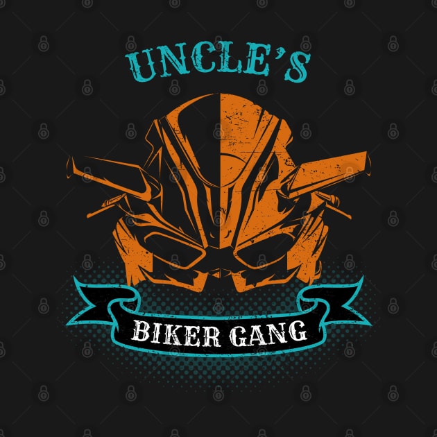 Uncle's Biker Gang Father's Day by DwiRetnoArt99