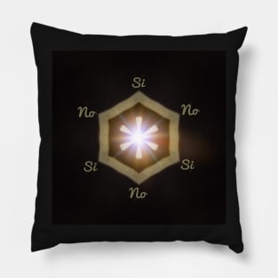 HEXAGON OF THE INDECISION Pillow