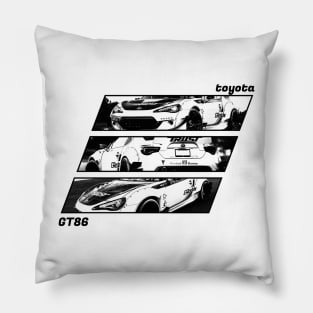 TOYOTA GT86 Black 'N White Archive 2 Pillow