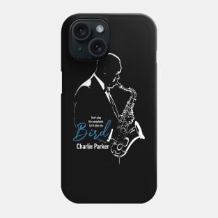 Charlie Parker silhouette Phone Case