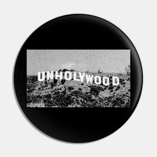 Gothic Unholywood T-Shirt Satanic Goth Pin