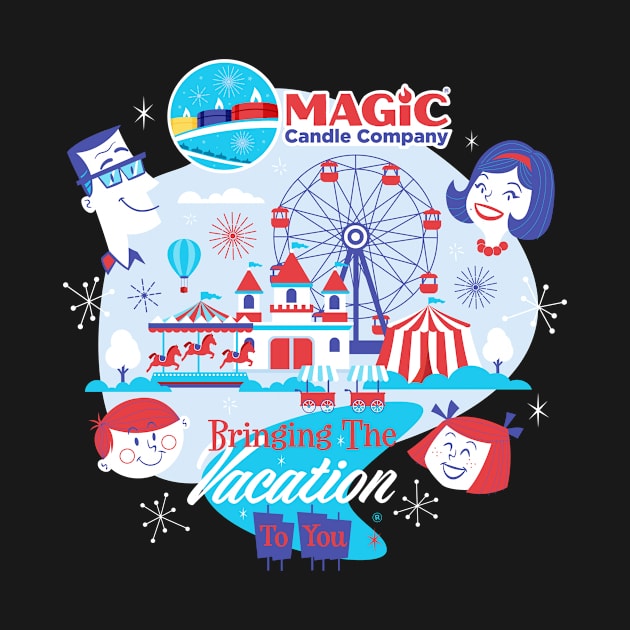 Retro Magic Candle Company Logo by MagicCandleCompany