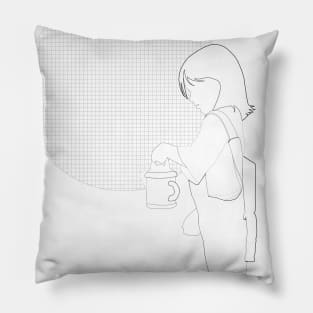Line Drawing: Child Pillow