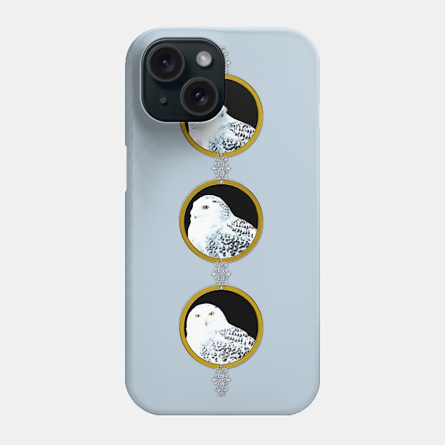 Snowy Owl Rings Phone Case by kimberlyjtphotoart