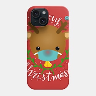 MERRY CHRISTMASK - Reindeer design Phone Case