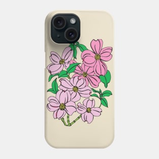 Pink Dogwoods Phone Case