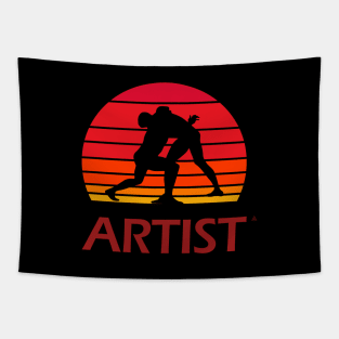 Martial Artist Tapestry