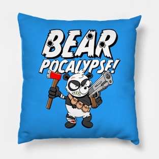 BEARPOCALYPSE! Brian the Badass Panda Survivor Pillow