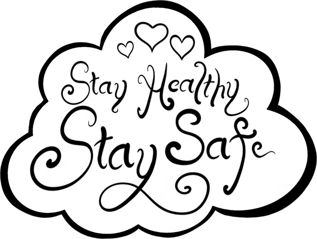 Stay Healthy, Stay Safe Kids T-Shirt by SlowOctopus