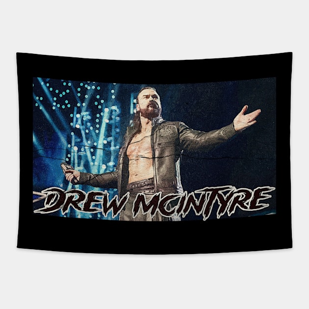 Drew Mcintyre Tapestry by Kaine Ability