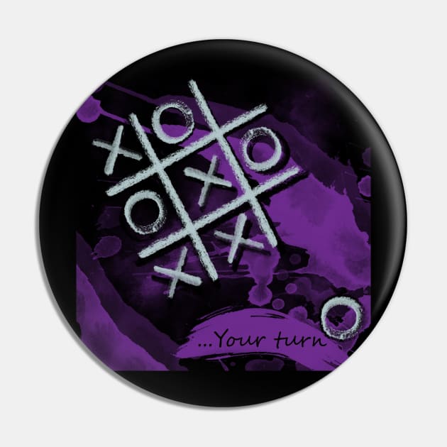 Impossible Nought - Purple Pin by Game On Your Turn