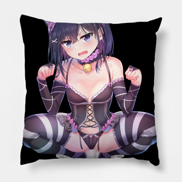 Hot anime girl pillow top