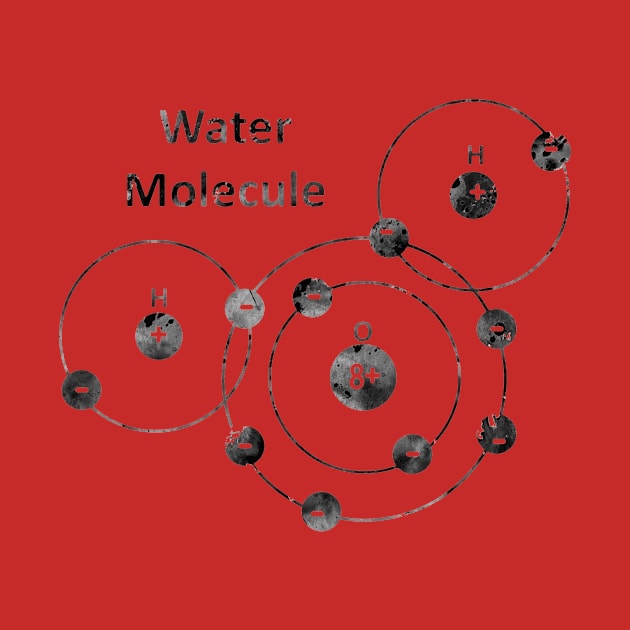 Water Molecule by erzebeth