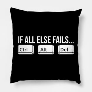 Ctrl Alt Del Pillow