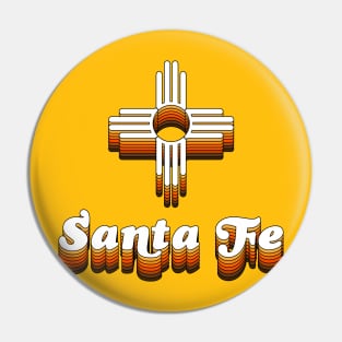 Santa Fe // Retro New Mexico Pride Pin