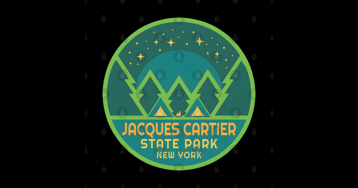 Jacques Cartier State Park NY Starry Pines - Jacques Cartier - Sticker ...