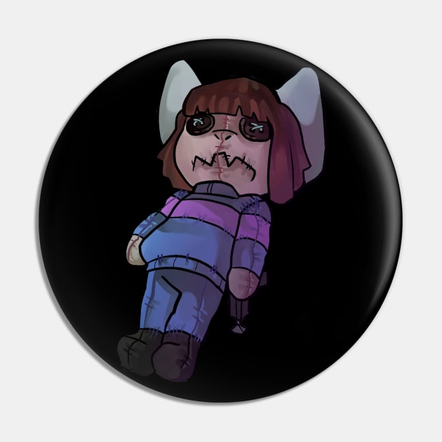 Overtale Frisk Plush Pin by WiliamGlowing