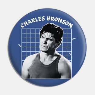 Charles bronson --- 60s aesthetic Pin