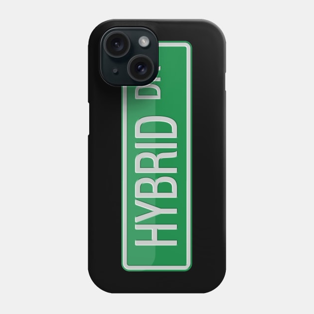 Hybrid Drive Road Sign Phone Case by reapolo