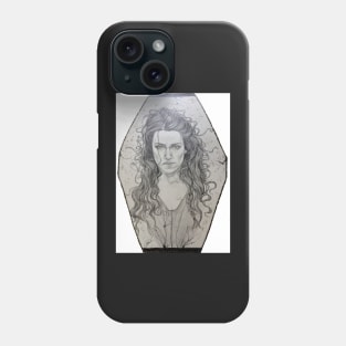 Morgana - pencil drawing Phone Case