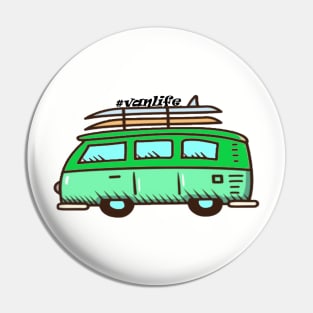 Happy camper hash tag van life Pin