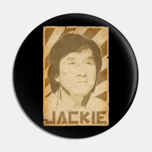 Jackie Chan Retro Propaganda Pin