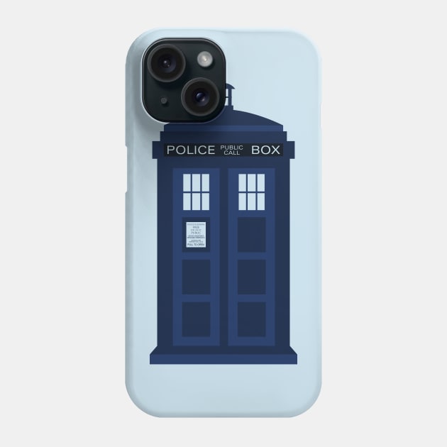 Tardis Phone Case by Lydilena