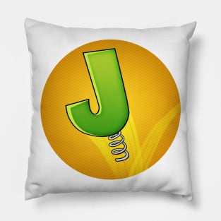 J is for jumping Pillow