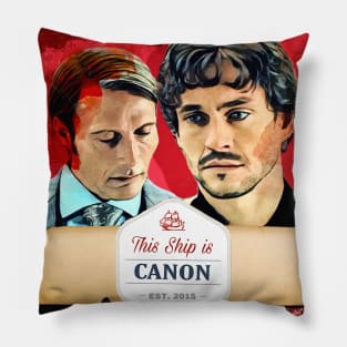 Hannigram - This Ship Is Canon Pillow