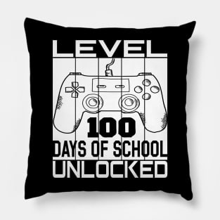 Level 100 completed 100 days of school unlocked Pillow