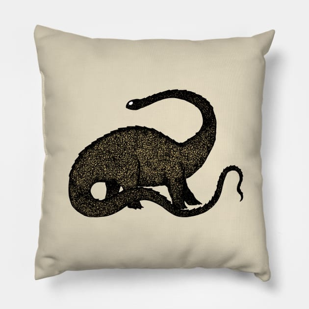 Diplodocus Pillow by djrbennett