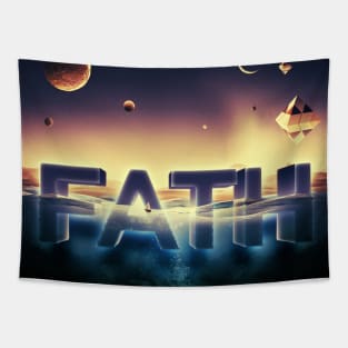 Faith is What Helps Us Tapestry