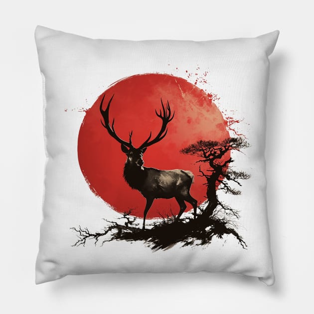 deer Pillow by enzo studios