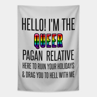 I’M THE QUEER PAGAN RELATIVE Tapestry