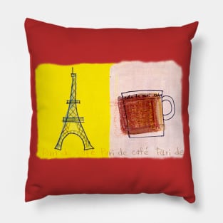 Paris de cafe Pillow