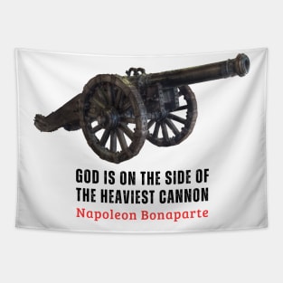 Napoleon's Insight: Might and Divine Favor Tapestry