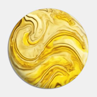 YELLOW LIQUID MARBLE DESIGN Pin