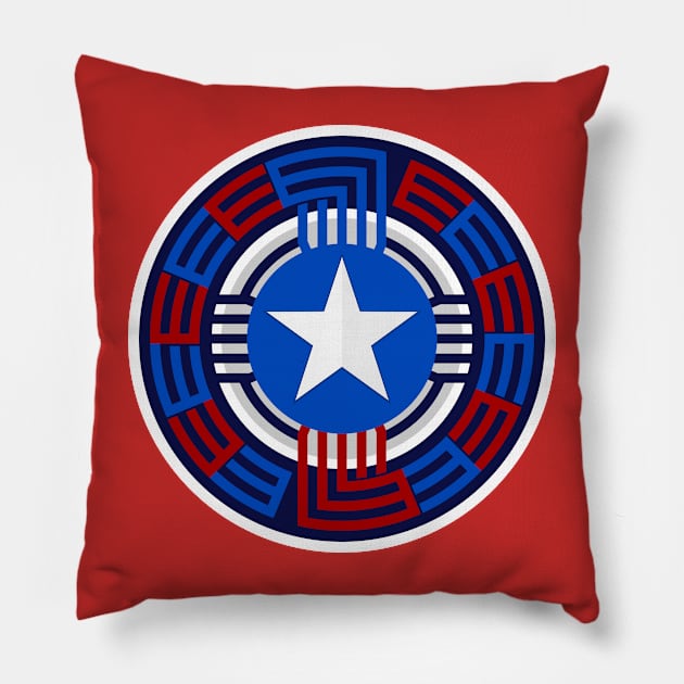 shield and star Pillow by SASTRAVILA