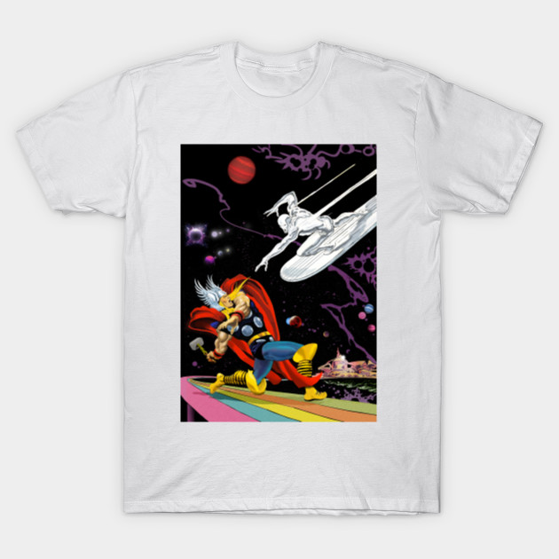 T-shirt Marvel Silver Surfer Pour Garçon – Taille S – Neuf Avec étiquettes