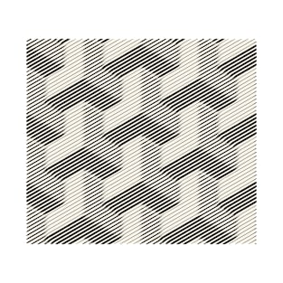 Geometric monochrome pattern T-Shirt