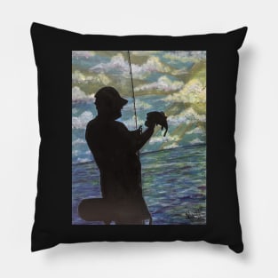 A Fathers fishing dream Pillow