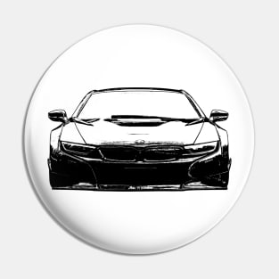 BMW i8 Sketch Art Pin