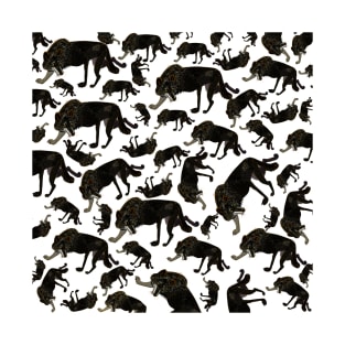 Black Wolf pattern #1 T-Shirt