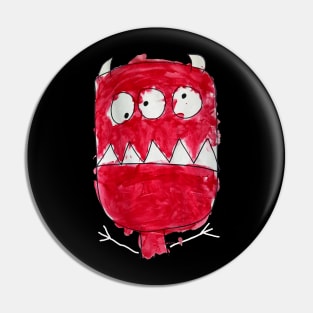 Red Monster Needs a Hug 2 Pin