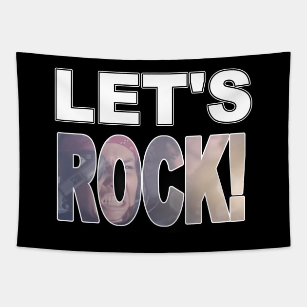 Let's Rock! Tapestry by Comixdesign