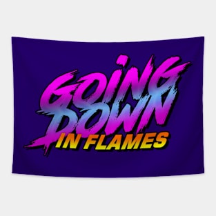 Going Down in Flames Tapestry