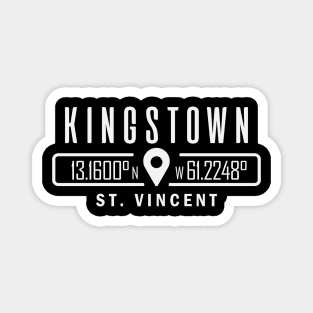 Kingstown, St Vincent and the Grenadines GPS Location Magnet